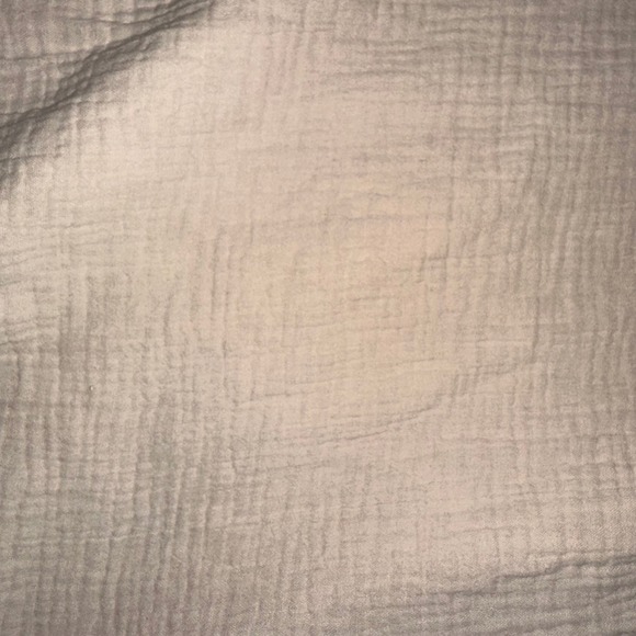 HELLO MIZ Gauze Maxi Dress Tie‎ Shoulder Beach Vacation Casual Beige L - Picture 3 of 5